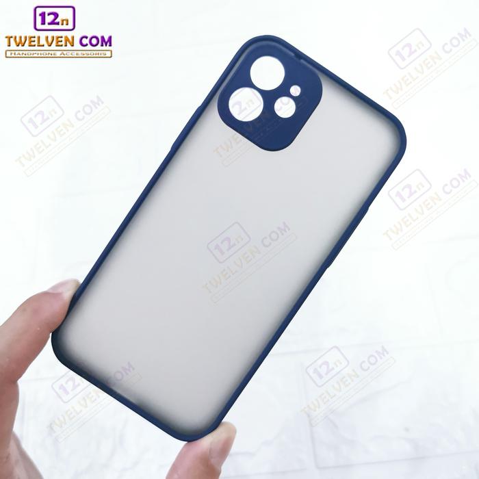 Gambar Case IPHONE 12 - Casing Hardcase MyChoice + Pelindung Camera - Hitam, +Tempered Glass dari Twelven com Kota Administrasi Jakarta Barat 5 Tokopedia
