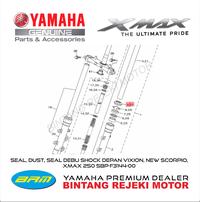 Gambar SEAL, DUST, SEAL DEBU SHOCK DEPAN VIXION, NEW SCORPIO, XMAX 250 dari Yamaha Bintang Rejeki Motor Kab. Bandung 2 Tokopedia