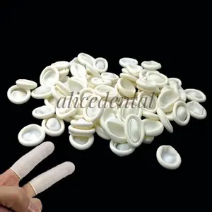 Dental finger cot coat cots coats sarung jari tangan latex karet glove