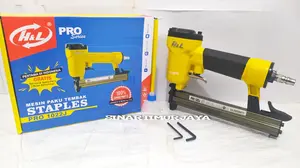 Air Stapler Gun 1022J H&L Mesin Staples Tembak Angin Kompresor 1022 J