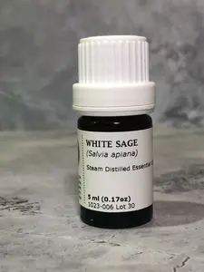 White Sage Essential Oil. 5 ml. Eden Botanicals