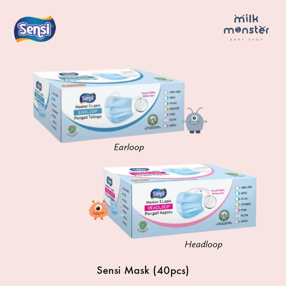 Sensi Medical Mask Earloop And Headloop/ masker sensi - Earloop
