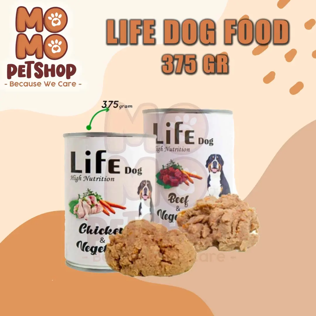 MAKANAN ANJING LIFE DOG [ WET DOG FOOD ]