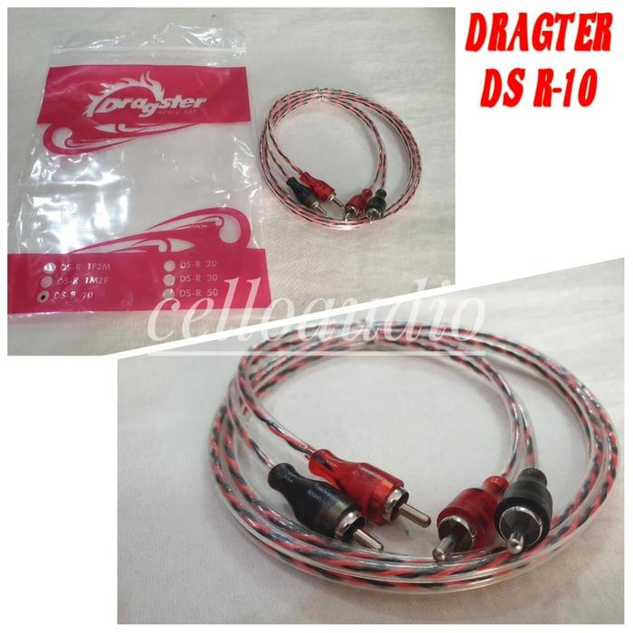Gambar Kabel RCA 1 Meter Dragster 2-2 DS-R 10 Audio RCA 1m DSR10 dari celloaudio Kota Administrasi Jakarta Barat Tokopedia