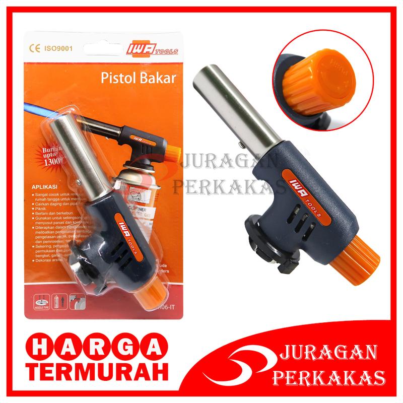 IWA GAS TORCH ALAT LAS KOREK PEMANTIK API KEPALA GAS KALENG BAKAR BBQ 0