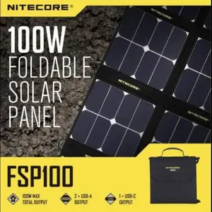 Fordable Solar Panel Nitecore FSP 100
