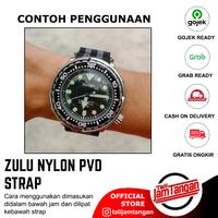 Gambar 24mm Zulu Strap Black Grey PVD Tali Jam Tangan Zulu - Hitam abu, 24mm dari Tali Jam Tangan com Kota Tangerang Selatan 3 Tokopedia