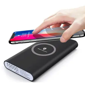 Power Bank Qi Wireless Charging Pad 2 Port 2.1A 10000mAh