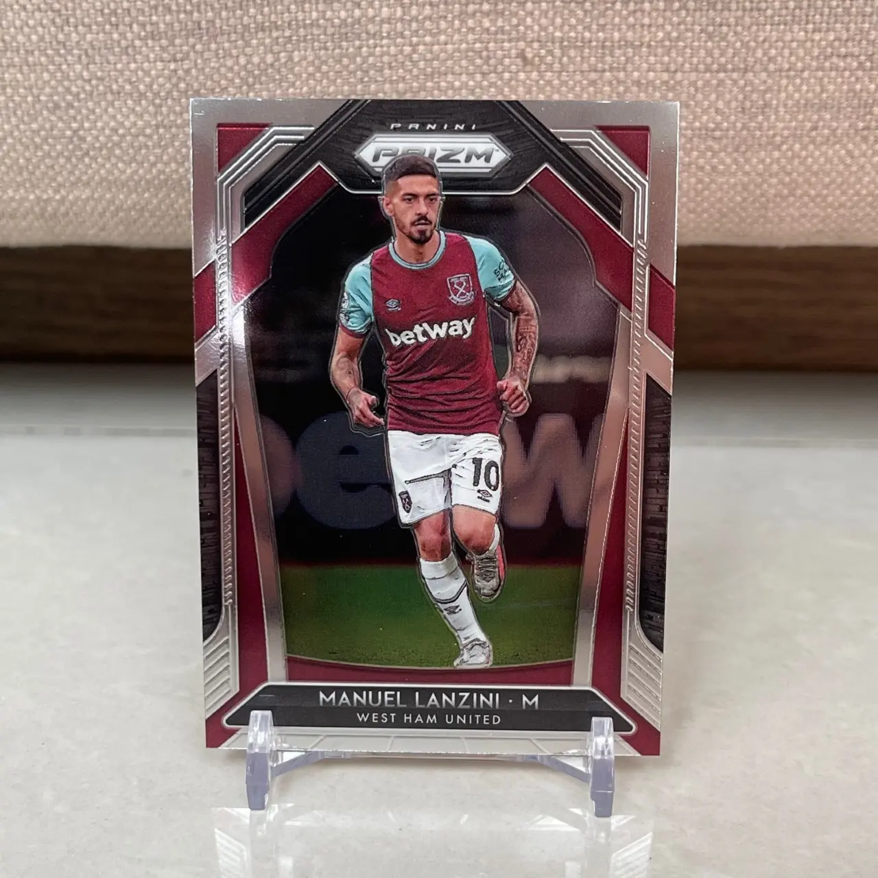 Kartu Bola Panini Prizm EPL 2020 West Ham United Manuel Lanzini
