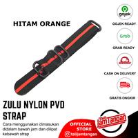 Gambar Tali Jam Tangan Nato / Zulu Nylon Black Orange Stripe PVD 24mm - Hitam orange, 24mm dari Tali Jam Tangan com Kota Tangerang Selatan 2 Tokopedia