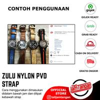 Gambar Tali Jam Tangan Nato / Zulu Nylon Black Orange Stripe PVD 24mm - Hitam orange, 24mm dari Tali Jam Tangan com Kota Tangerang Selatan 3 Tokopedia