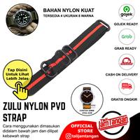 Gambar Tali Jam Tangan Nato / Zulu Nylon Black Orange Stripe PVD 24mm - Hitam orange, 24mm dari Tali Jam Tangan com Kota Tangerang Selatan 1 Tokopedia