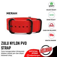 Gambar 18mm Zulu Strap Nylon Red Strap PVD Tali Jam Tangan Nato Strap Merah - Merah, 24mm dari Tali Jam Tangan com Kota Tangerang Selatan 2 Tokopedia