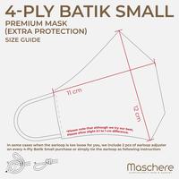Gambar Masker KN95 4-Ply Motif Batik (Ukuran Kecil) - Orange dari Maschere Indonesia Kab. Sleman 3 Tokopedia