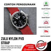 Gambar 18mm Zulu Strap Nylon Red Strap PVD Tali Jam Tangan Nato Strap Merah - Merah, 24mm dari Tali Jam Tangan com Kota Tangerang Selatan 3 Tokopedia