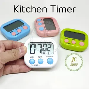 Digital Kitchen Timer Magnet Alarm Dapur Masak Countdown Stopwatch