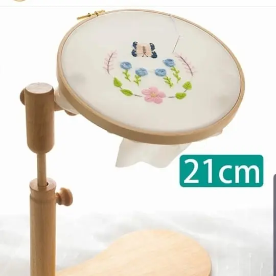 Pemidangan Kayu Berdiri Embroidery Loop Ring with Stand