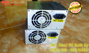 Power Supply PSU Mini Built Up 350-500 Watt Merek Campur Bergaransi