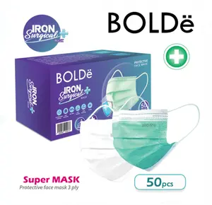 BOLDe Super Mask Surgical Mask 3 Ply 50 Pcs