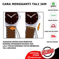 Gambar 20mm Tag croco leather strap tali jam kulit buckle butterfly - Hitam B Hitam, 22mm dari Tali Jam Tangan com Kota Tangerang Selatan 4 Tokopedia