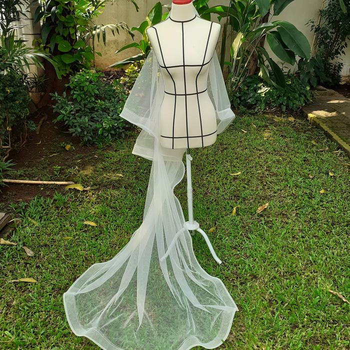Gambar Wedding Veil 14 Kerudung Pernikahan 2 meter dari Sarkara Kota Tangerang Selatan Tokopedia
