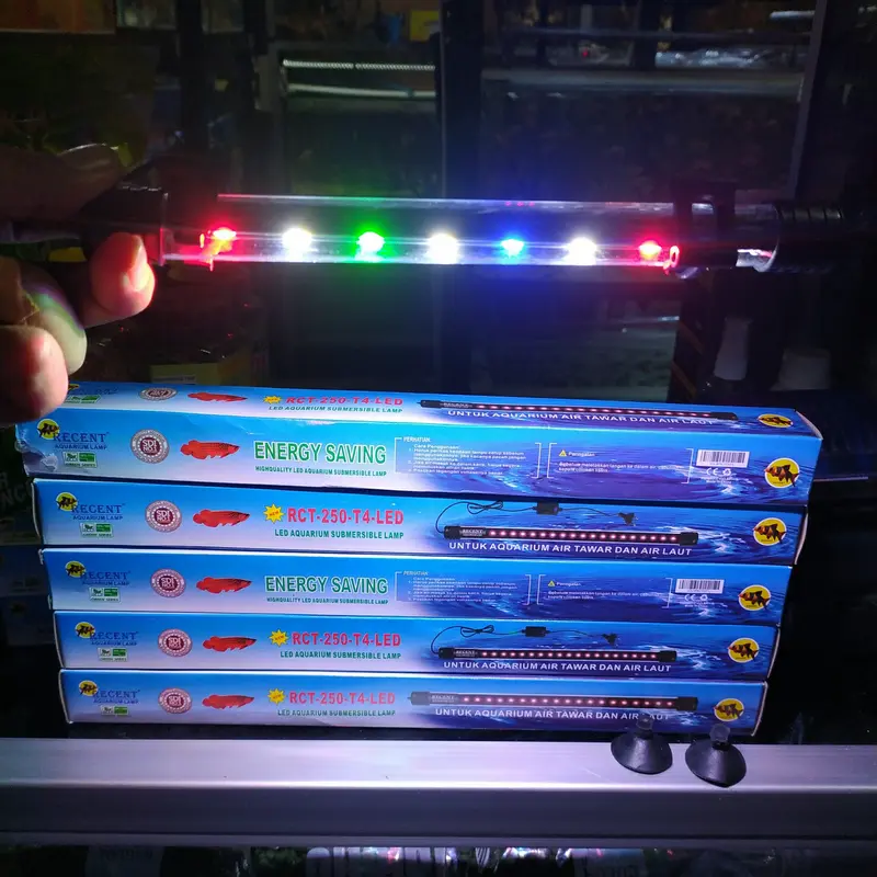 Lampu LED Celup RECENT RCT 250 4W 30CM Akuarium Aquascape Kolam Mantab 2