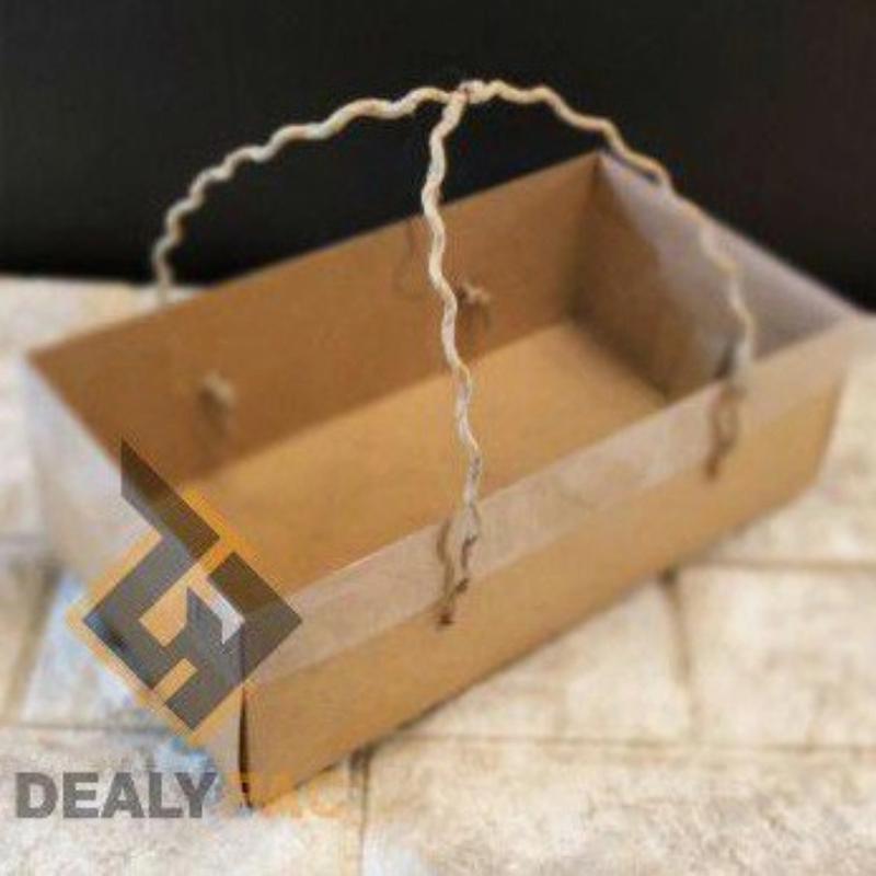 Box Kraft Mika + tali (23x12x7,5cm) - per 10pcs 1