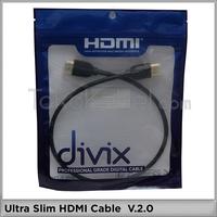 Gambar Kabel HDMI Divix Ultra Slim [3m] v2.0 4K 3 meter m dari tokokabel Kota Administrasi Jakarta Utara 2 Tokopedia