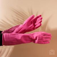 Gambar [BUNDLE] Safe Me Sarung Tangan Latex Pink / Sponge Cuci Piring - M dari Safe Me Kota Administrasi Jakarta Utara 3 Tokopedia