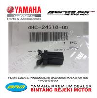 Gambar PLATE, LOCK 3, PENGUNCI LACI BAGASI DEPAN AEROX 155 4HC-24618-00 dari Yamaha Bintang Rejeki Motor Kab. Bandung 1 Tokopedia