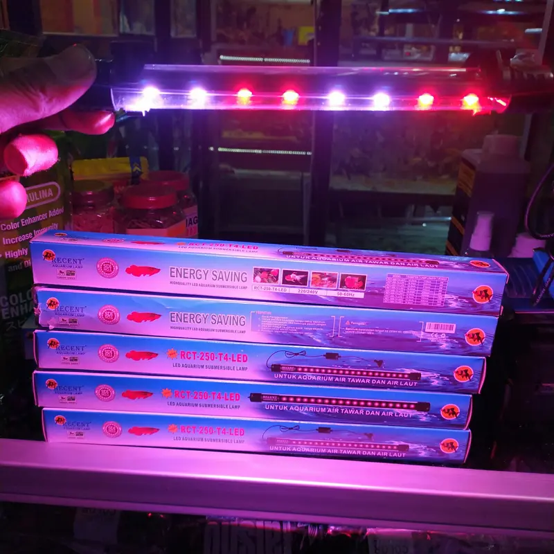 Lampu LED Celup RECENT RCT 250 4W 30CM Akuarium Aquascape Kolam Mantab 4
