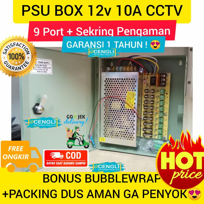 Gambar PSU 10A 12V / PANEL BOX 10A 12V dari Cengli Store Kota Surabaya Tokopedia