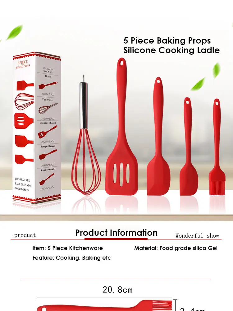 SK - 1 SET ORI 100% Baking Props Tools / Alat Masak Silikon SERBAGUNA