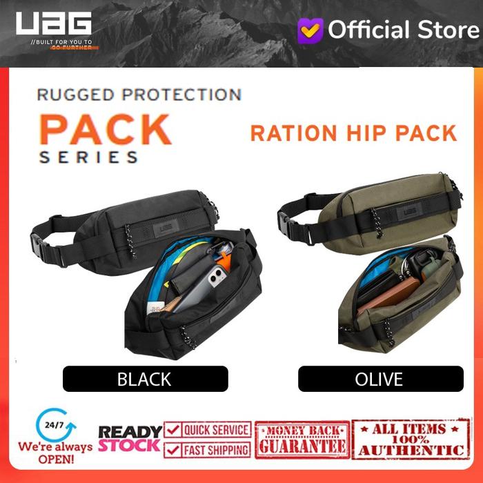Gambar UAG Ration Cross Body Bag Durable Essentials Bag (HIP PACK) - Olive dari Primary Cares Official Kota Administrasi Jakarta Barat Tokopedia