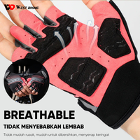 Gambar Sarung Tangan Sepeda Bicycle Gloves West Biking Gloves 1213 - Pink, M dari West Biking Indonesia Jakarta Utara 5 Tokopedia
