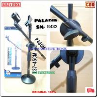 Gambar ORIGINAL Stand Mic Kaki Bulat Holder Standing Pendek Dual Hp Mik tiang dari GROSIR ONLINE123 Kota Administrasi Jakarta Barat 2 Tokopedia
