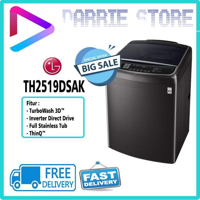 Gambar LG TH2519DSAK MESIN CUCI 19 KG WASHER TH2519 2519DSAK TH-2519DSAK dari Darrie Store Kota Depok Tokopedia