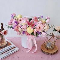 Gambar Bloombox Pastel Flower Fresh dari sevenrosecoid Kota Administrasi Jakarta Barat 1 Tokopedia
