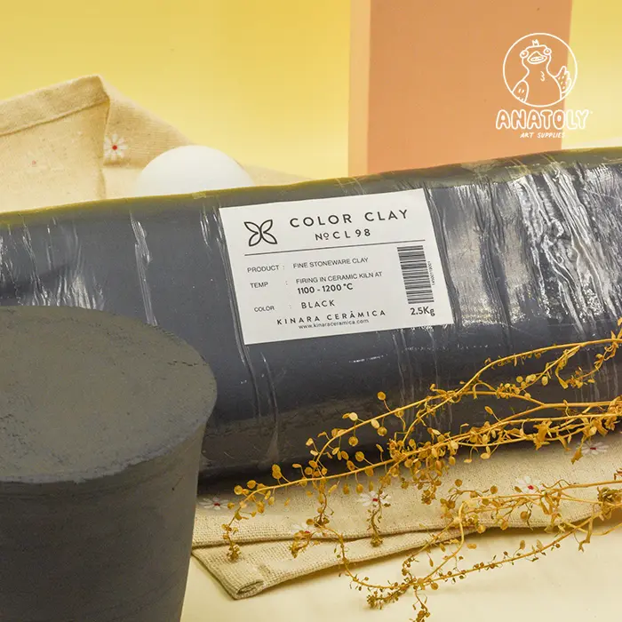 Black Clay - Pottery / Ceramic Clay Type CL98 Net 2.5kg