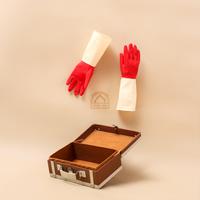 Gambar [BUNDLE] Safe Me Sarung Tangan Latex Duo Color Red / Lap Kanebo Eropa - S dari Safe Me Kota Administrasi Jakarta Utara 4 Tokopedia