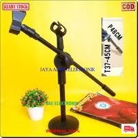 Gambar ORIGINAL Stand Mic Kaki Bulat Holder Standing Pendek Dual Hp Mik tiang dari GROSIR ONLINE123 Kota Administrasi Jakarta Barat 4 Tokopedia