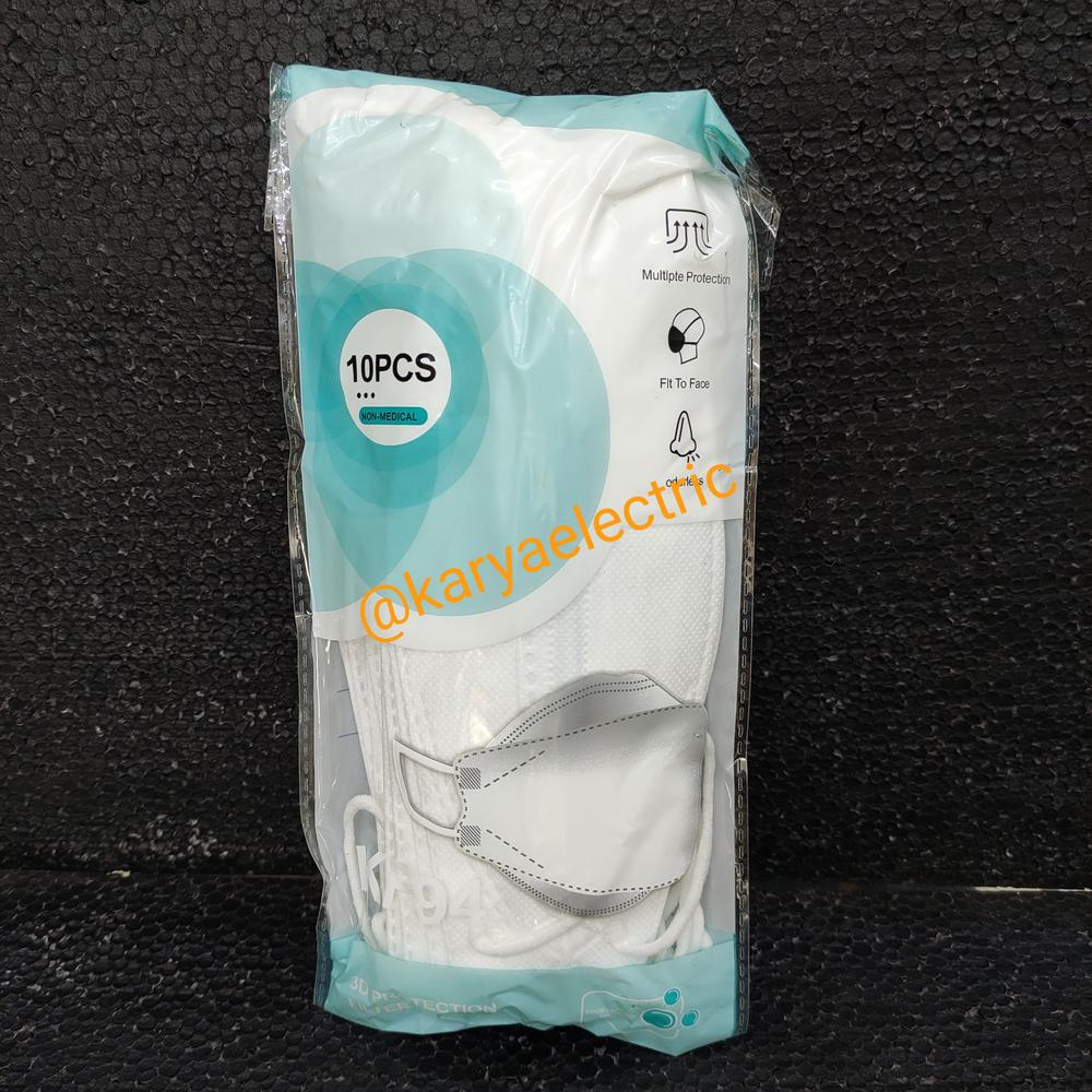 MASKER KF94 3D PUTIH ISI 10PCS - Putih