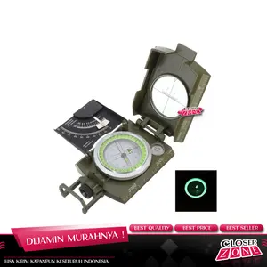 Kompas Militer dengan Clinometer - Green