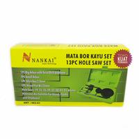 Gambar Hole saw kit Nankai 13pcs mata bor pelubang kayu dari Toko Kuat Tools Kota Bekasi 3 Tokopedia