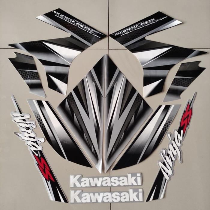 Gambar striping kawasaki ninja ss 2013 hitam list body standar terbaik dari Tomicell Kab. Purwakarta Tokopedia