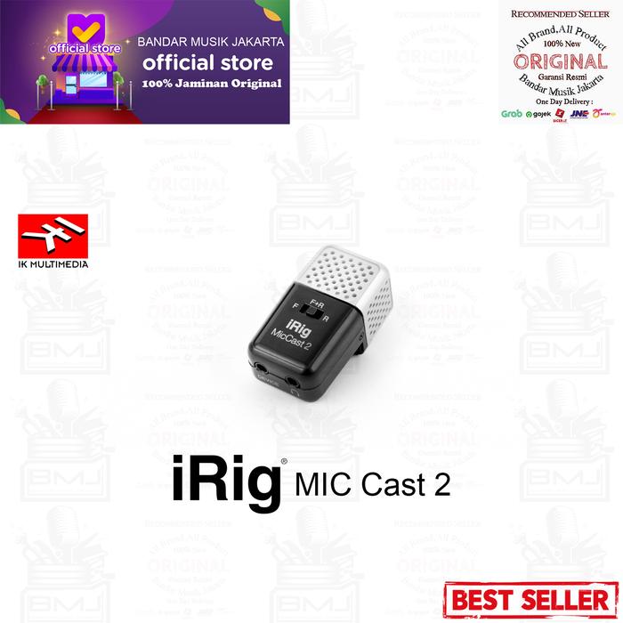 Gambar IK MULTIMEDIA iRig Mic Cast 2,BMJ dari Bandar Musik Jakarta BMJ Kota Administrasi Jakarta Pusat Tokopedia