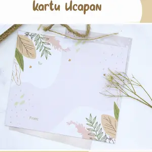 Kartu Ucapan Kosong Untuk Hampers