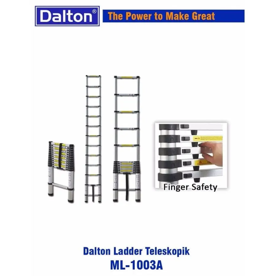 PROMO Tangga Telescopic DALTON ML-1003L/tangga teleskopik 3.2m murah