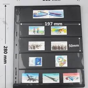 Refill uang kertas perangko mingt hitam sekat 5 baris bijian eceran