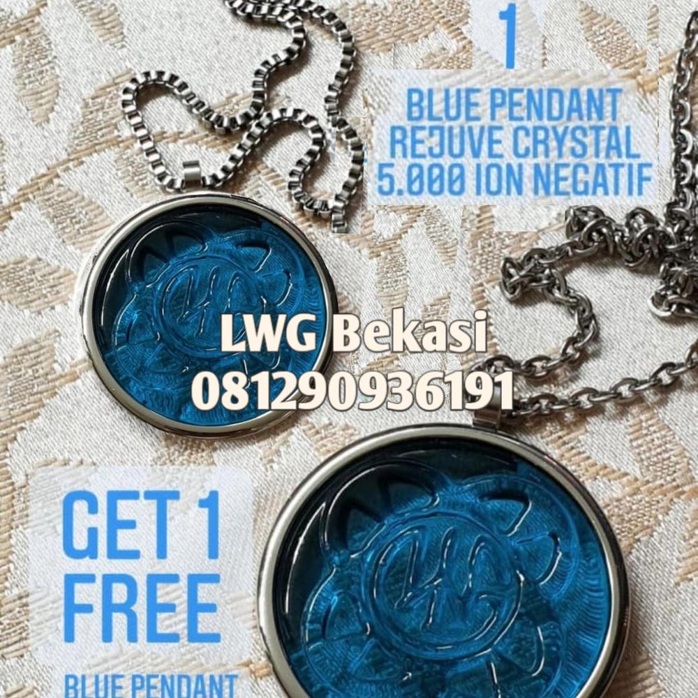 Kalung Bprc Lwg Blue Pendant Rejuvé Crystal